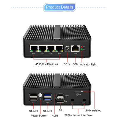 주문 산업용 팬리스 미니 PC N5105 휴대용 컴퓨터 Linux 미니 PC 팬리스 컴퓨터 online manufacture