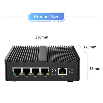주문 팬리스 임베디드 컴퓨터 미니 Pc N5105 DDR4 지원 4k Hd 미니 PC 고성능 Win10 팬리스 미니 PC online manufacture