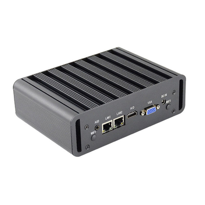 주문 I7 4500U /I7 5500U 데스크탑 미니 pc 컴퓨터 코어 I7 듀얼 이더넷 팬리스 미니 pc 컴퓨터 데스크탑 PC online manufacture