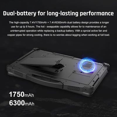 주문 15.6 Inch IP65 i5/i7 Windows 11 GPS/ 4G/WiFi/BT Industrial Military Rugged Laptop PC online manufacture