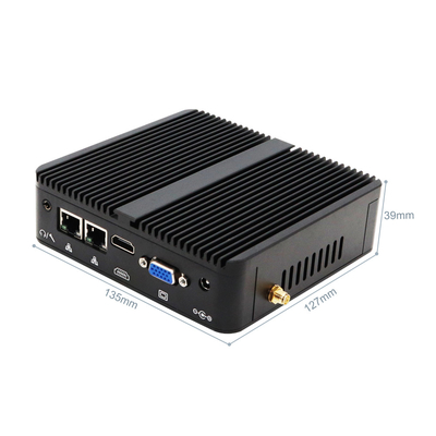 사무실 학교를 위해 가지고 다닐 수 있는 인텔 셀러론 J4105 작은 산업적 미니 pc 4gb 128 Gb