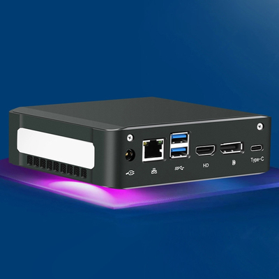4K 출력 8G/256GB SSD 작은 데스크탑 컴퓨터 I7 프로세서 듀얼 디스플레이 지원